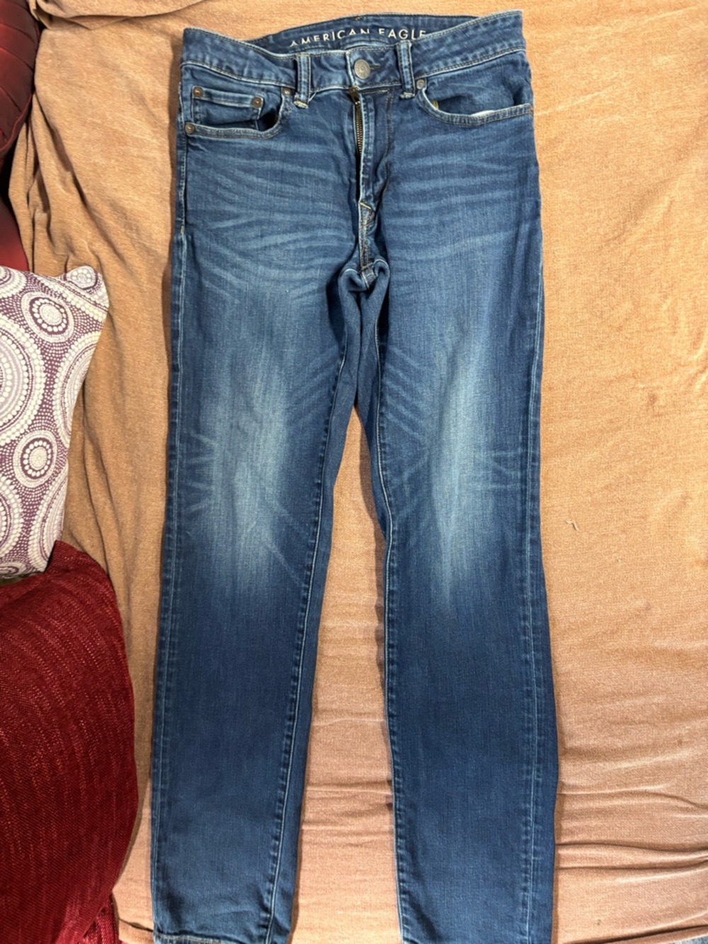 American Eagle Outfitters Men's Medium Blue Slim Jeans